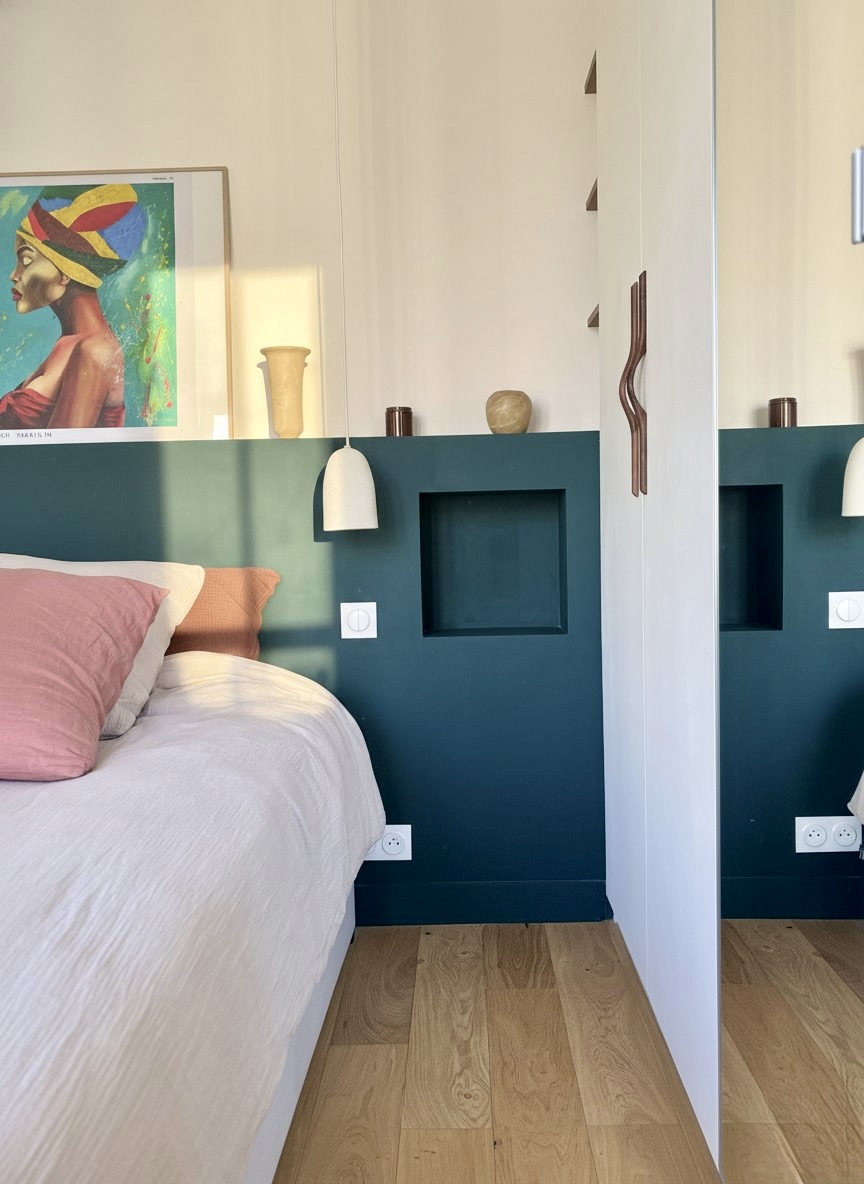 Chambre renovation Damremont Paris 18