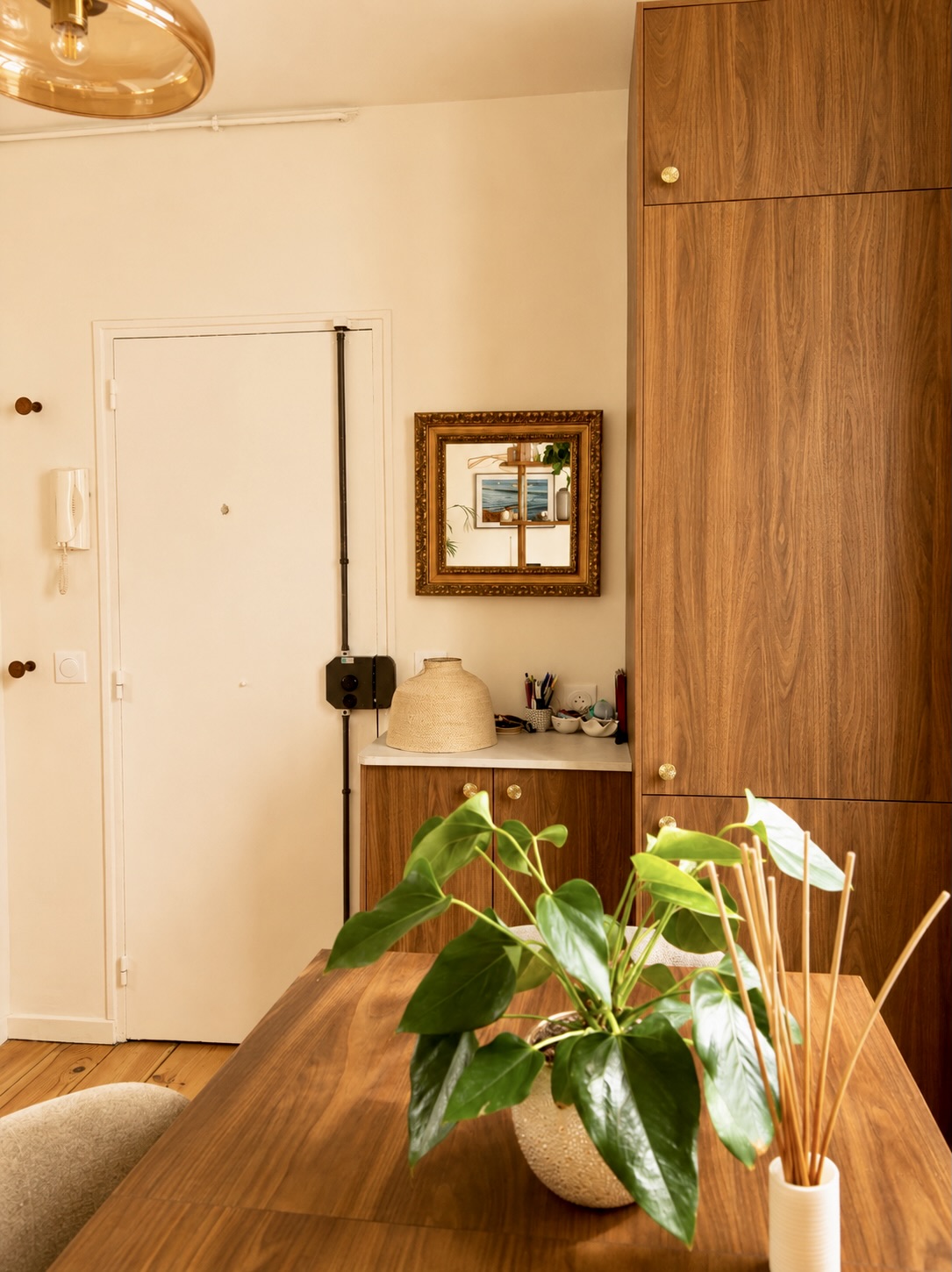 Salle à manger rénovation Myrha Paris 18