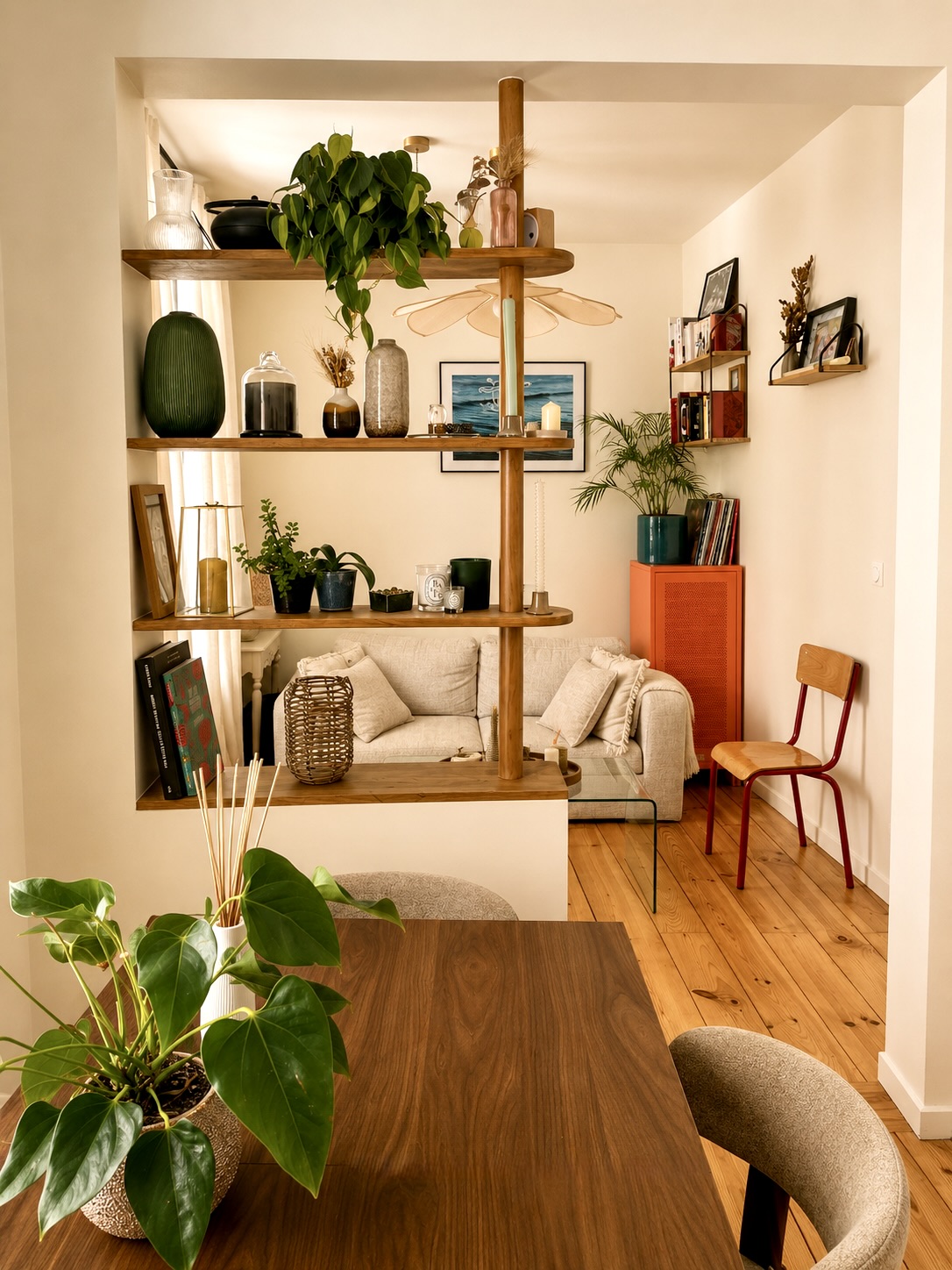 Salle à manger rénovation Myrha Paris 18